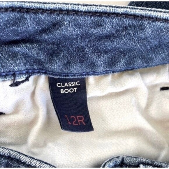 TOMMY HILFIGER Classic Boot Cut Jeans Womens 12 Regular - Picture 11 of 13